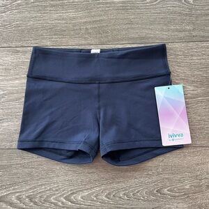 Ivivva Rhythmic Navy Shorts - Size 12